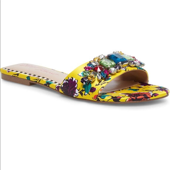 betsey johnson shoes yellow